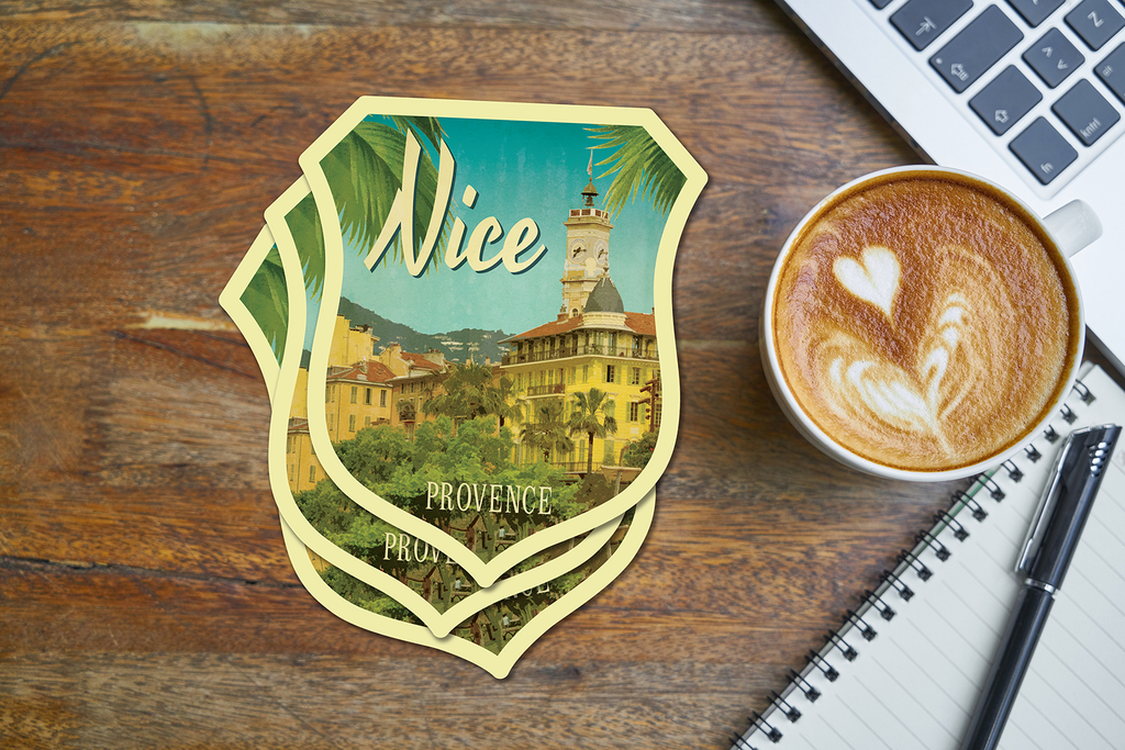 Custom Travel Sticker Pack, Vintage-Style Decals