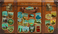 Custom Sticker 24-Pack, Vintage-Style Travel Decals