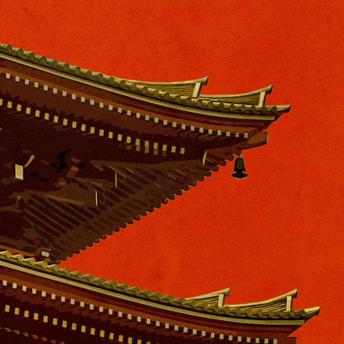 Tokyo Vintage Travel poster, Wall art print, Retro home decor, Minimalist art, Home gift