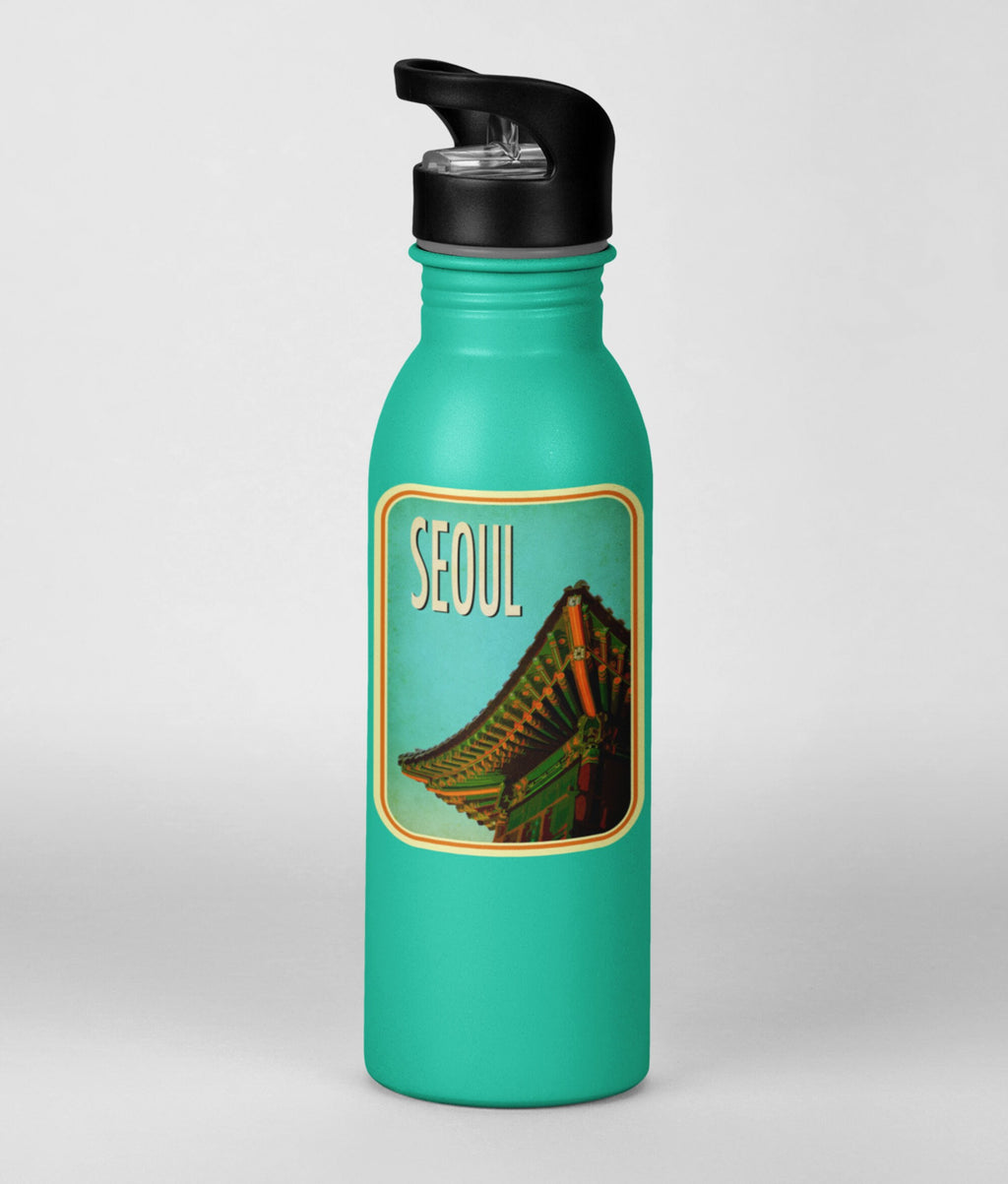 Seoul South Korea Sticker: Vintage Travel Decal