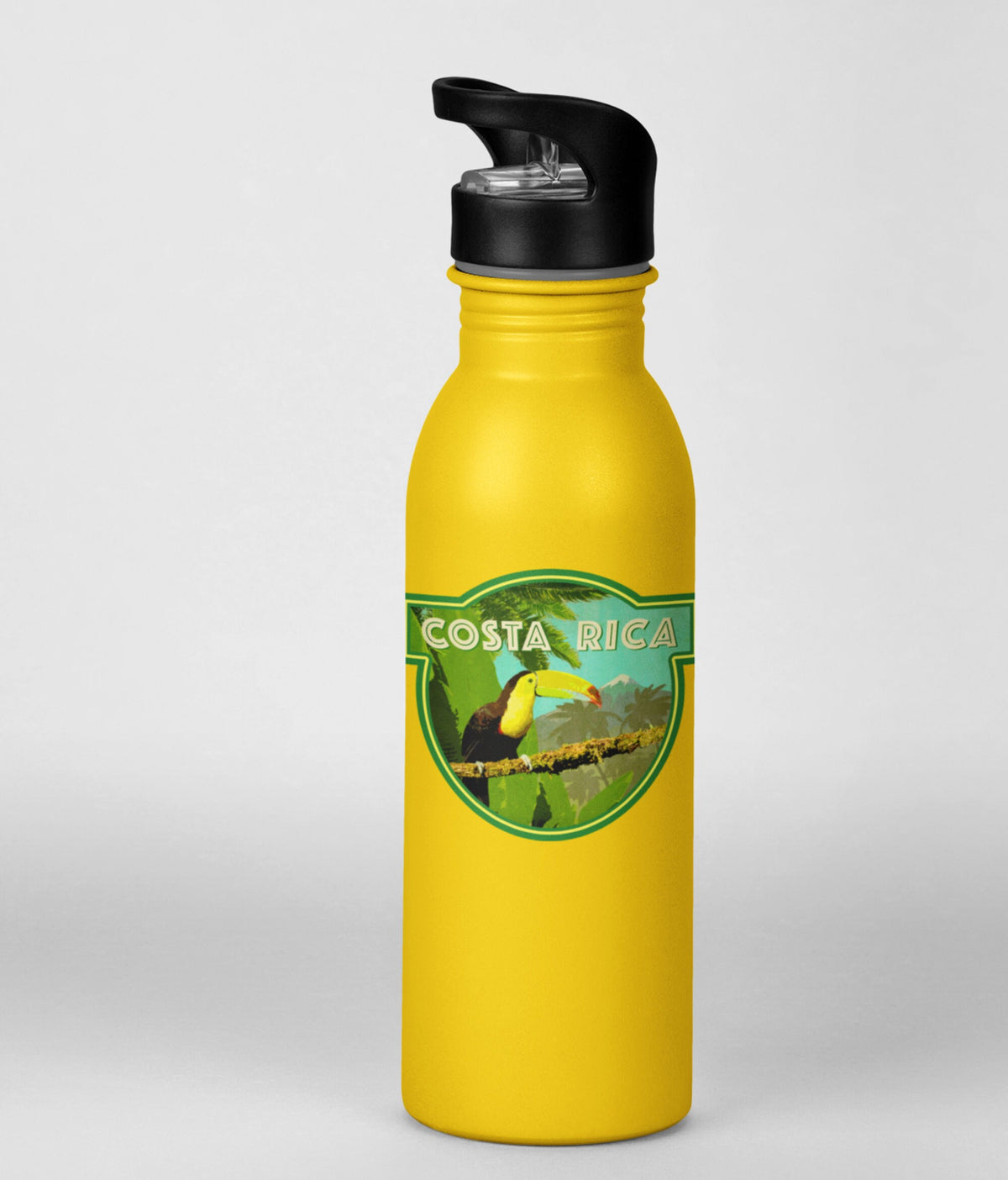 Costa Rica travel sticker, vintage style decal for suitcase, luggage, laptop or water bottle