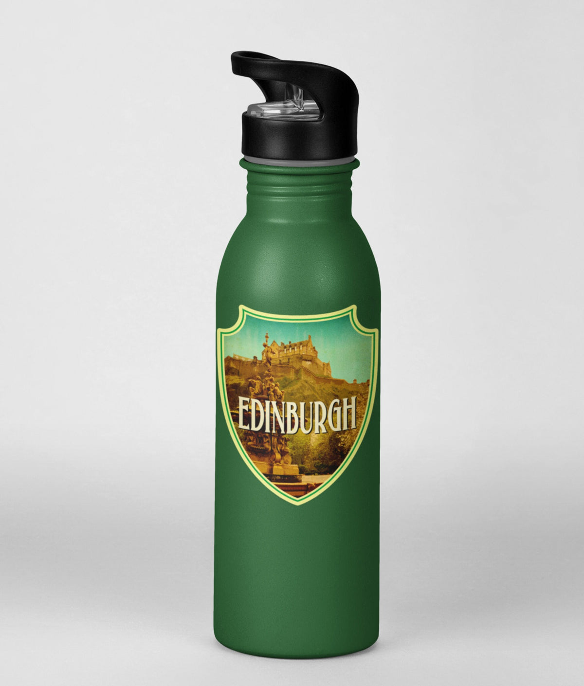 Edinburgh Scotland Travel Sticker: Vintage Suitcase Decal