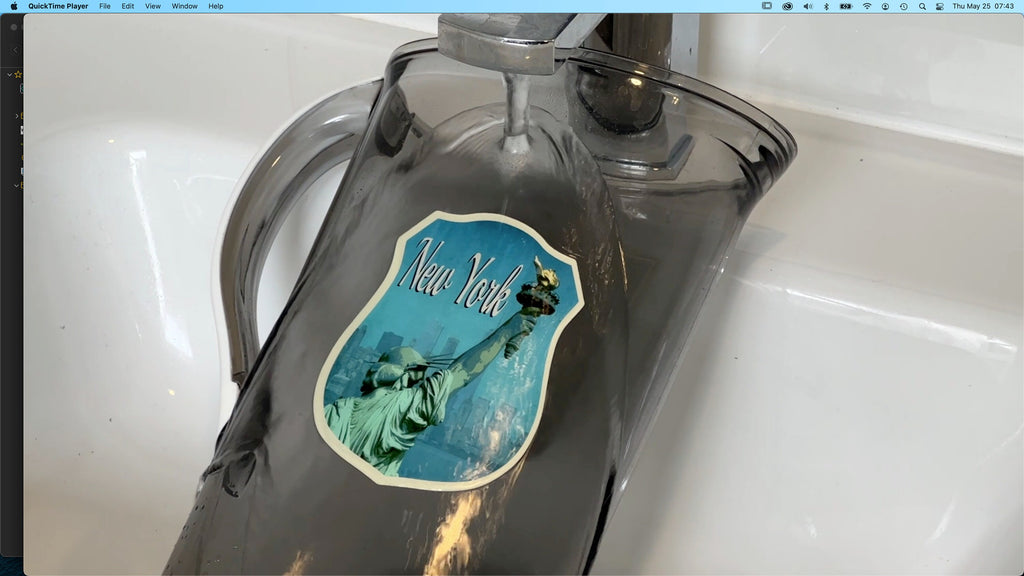 Australia travel sticker, vintage style decal for suitcase, luggage, laptop or water bottle