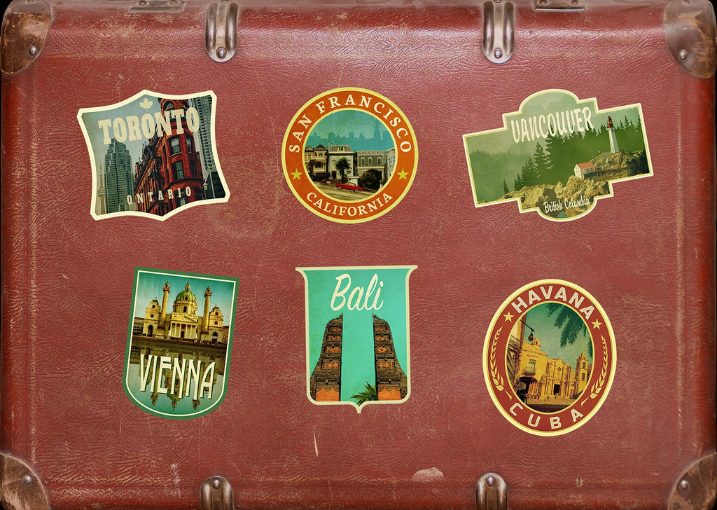 Vienna Travel Sticker: Vintage Karlskirche Decal