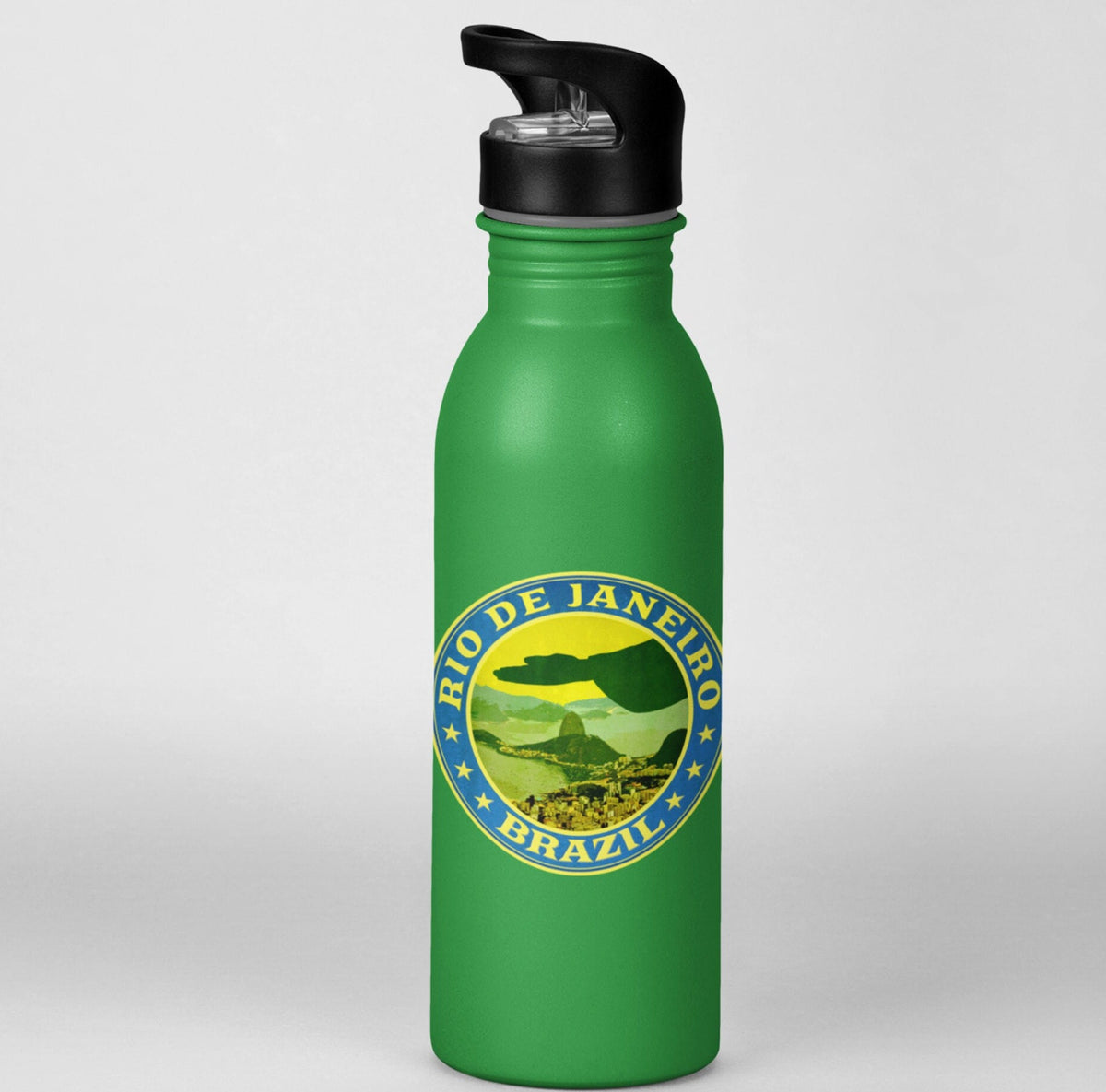 Rio de Janeiro Travel Sticker: Vintage Brazil Luggage Decal