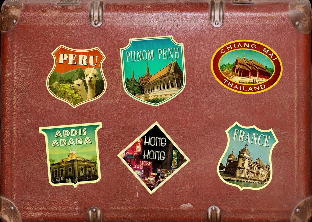 Addis Ababa Sticker: Vintage Ethiopia Travel Decal