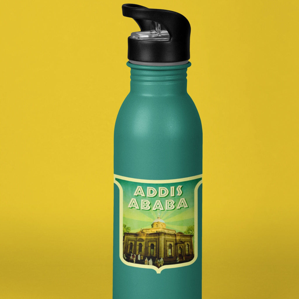 Addis Ababa Sticker: Vintage Ethiopia Travel Decal