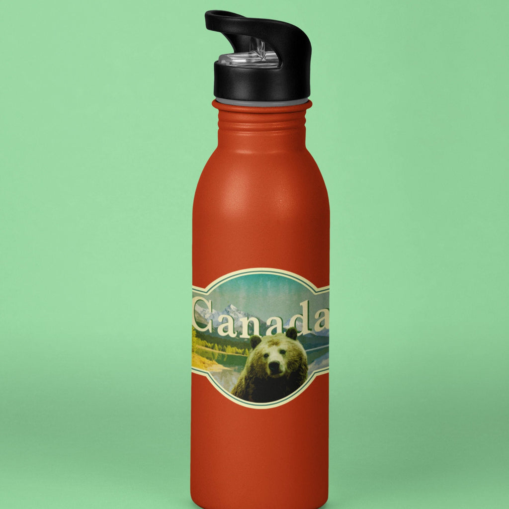 Canada travel sticker, vintage style decal for suitcase, luggage, laptop or water bottle