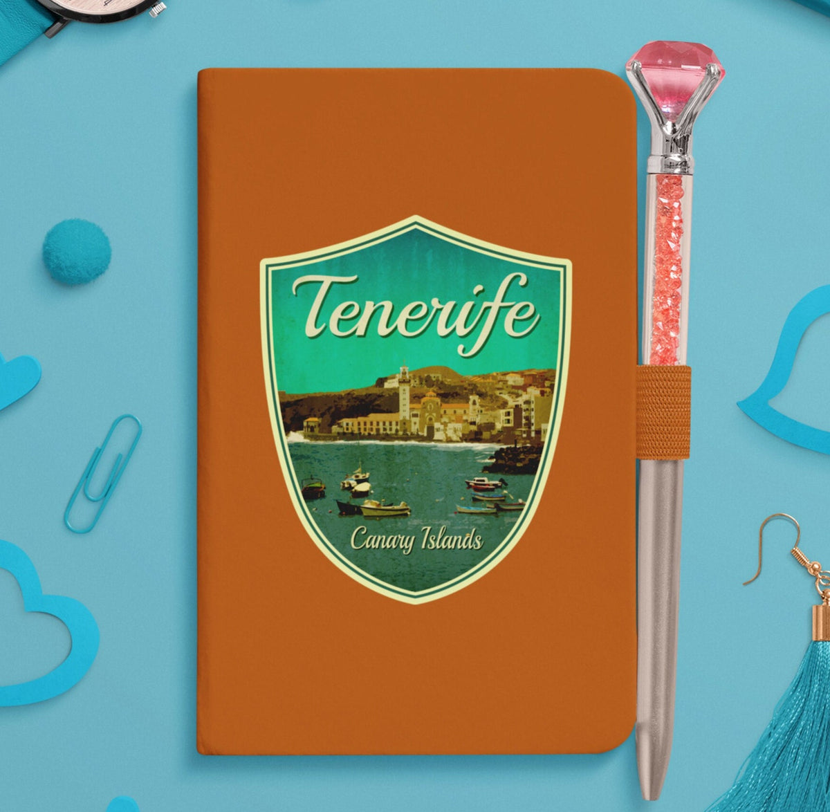 Tenerife Canary Islands Sticker: Vintage Travel Decal