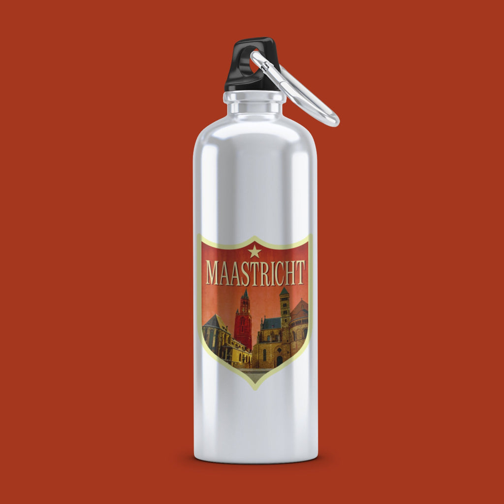 Maastricht Netherlands Travel Sticker: Vintage Suitcase Decal