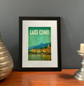 Lake Como Art Print: Vintage Italy Travel Poster