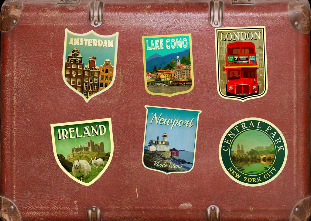 Newport Rhode Island Sticker: Vintage Travel Decal