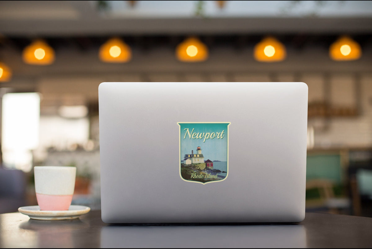 Newport Rhode Island Sticker: Vintage Travel Decal