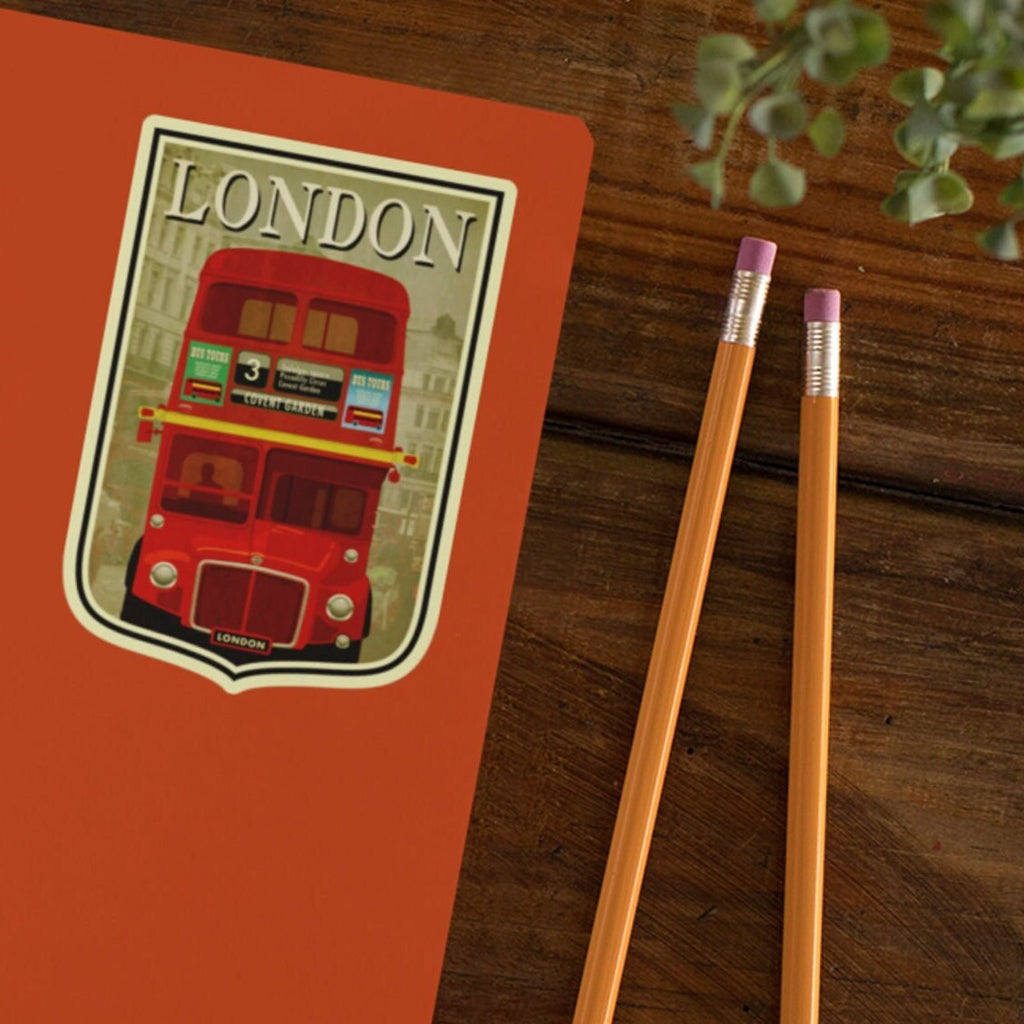 London Travel Sticker: Vintage style England Suitcase Decal