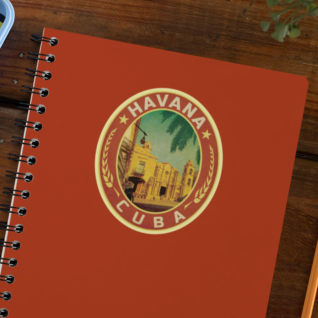 Havana Travel sticker, vintage style decal for suitcase, luggage, laptop, car or water bottle