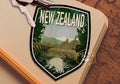 New Zealand travel sticker, vintage style decal for suitcase, luggage, laptop or water bottle