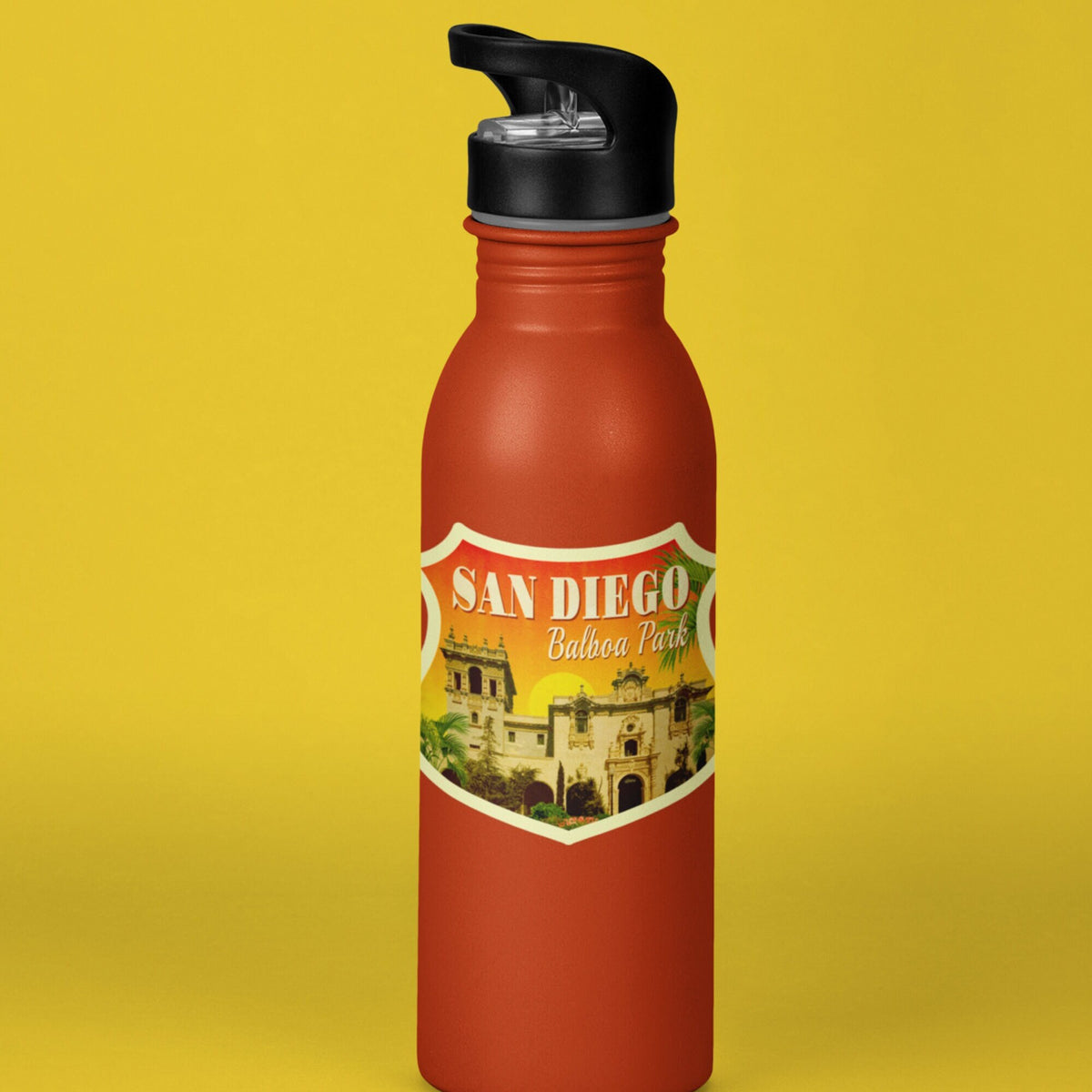 San Diego Sticker: Retro Balboa Park Travel Decal
