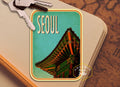 Seoul South Korea Sticker: Vintage Travel Decal