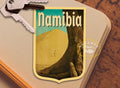 Namibia travel sticker, vintage style decal for suitcase, luggage, laptop or water bottle