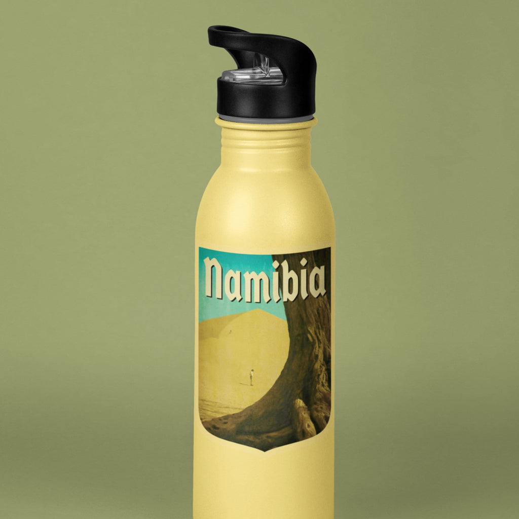 Namibia travel sticker, vintage style decal for suitcase, luggage, laptop or water bottle