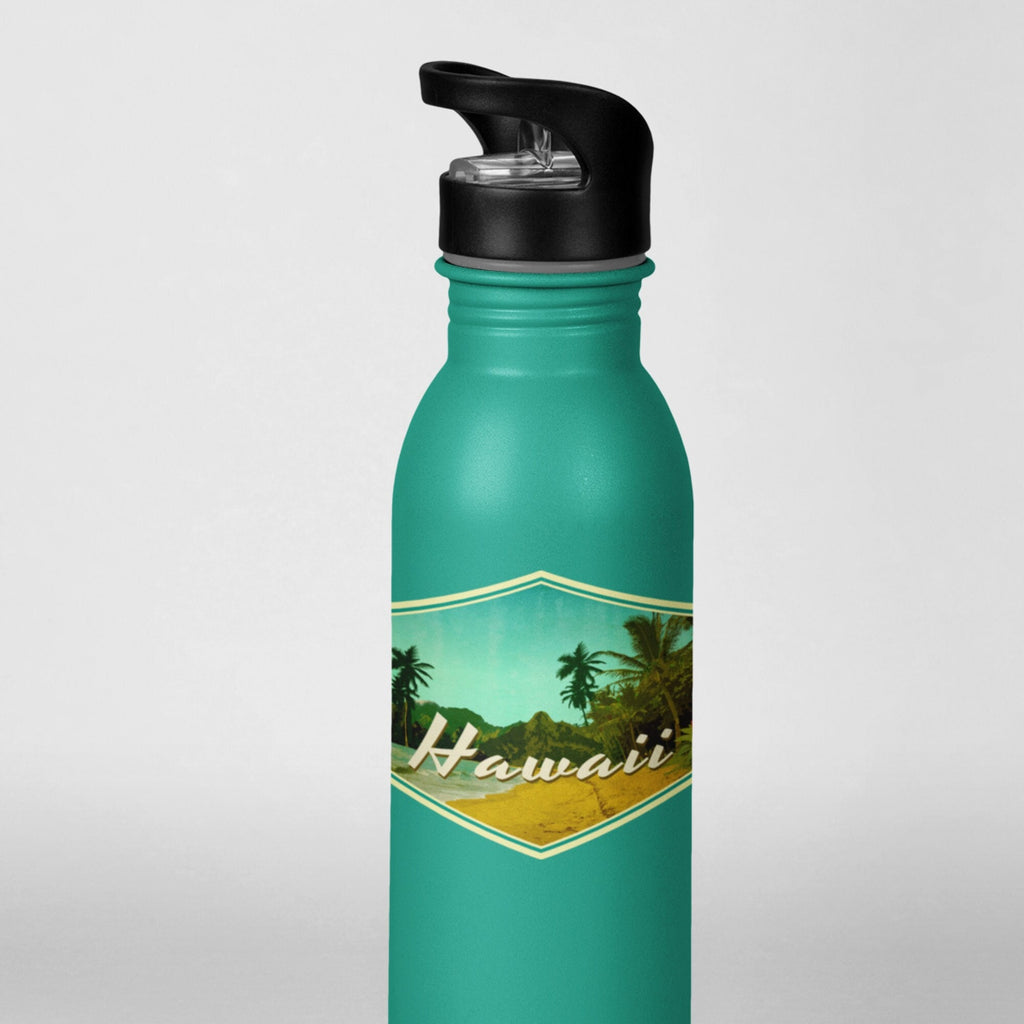 Hawaii travel sticker, vintage style decal for suitcase, luggage, laptop or water bottle
