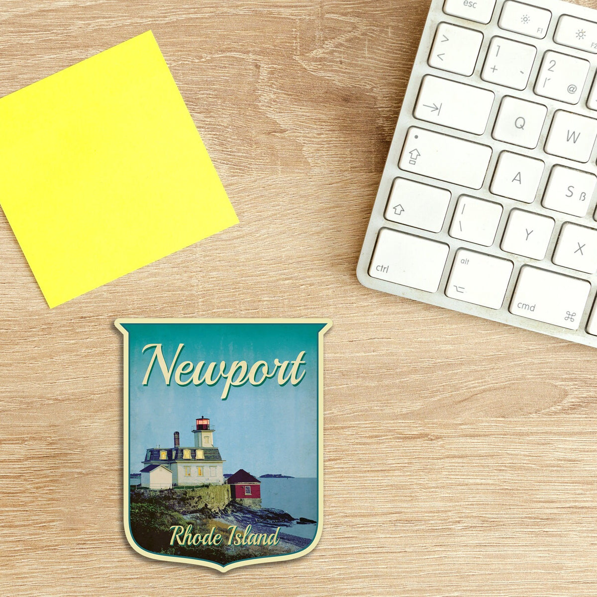 Newport Rhode Island Sticker: Vintage Travel Decal