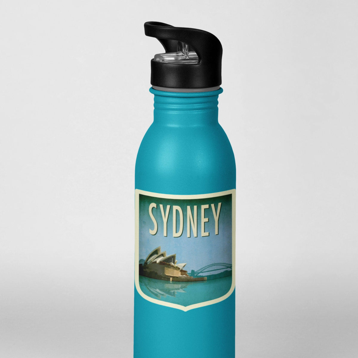 Sydney Australia travel sticker, vintage style decal for suitcase, luggage, laptop or water bottle