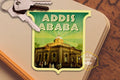 Addis Ababa Sticker: Vintage Ethiopia Travel Decal