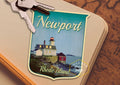 Newport Rhode Island Sticker: Vintage Travel Decal