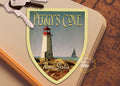 Peggy's Cove travel sticker, vintage style decal for suitcase, luggage, laptop or water bottle