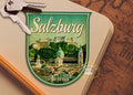 Salzburg Austria Vintage Travel Sticker: Luggage, Laptop Decal