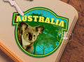 Australia travel sticker, vintage style decal for suitcase, luggage, laptop or water bottle