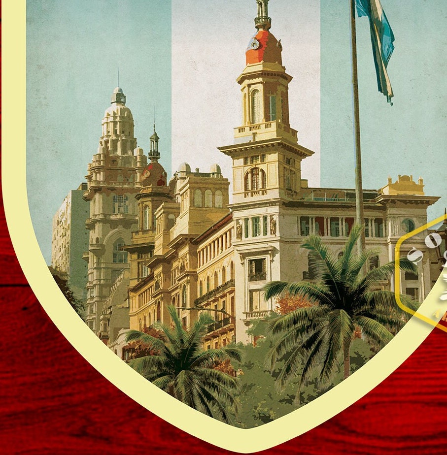 Buenos Aires Argentina Sticker: Vintage Travel Luggage Decal