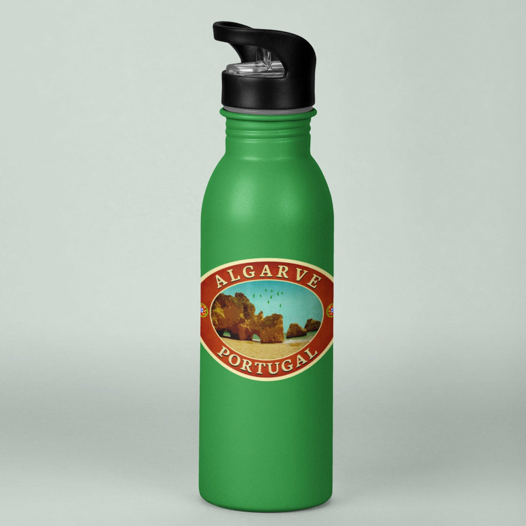 Algarve Portugal Travel Sticker: Vintage-style Suitcase Decal