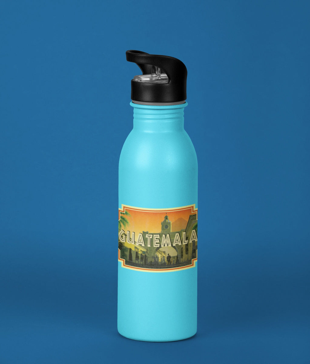 Guatemala travel sticker, vintage style decal for suitcase, luggage, laptop or water bottle