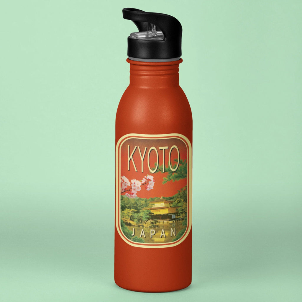 Kyoto Japan travel sticker, vintage style decal for suitcase, luggage, laptop or water bottle