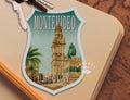 Montevideo Uruguay travel sticker, vintage style decal for suitcase, luggage, laptop or water bottle