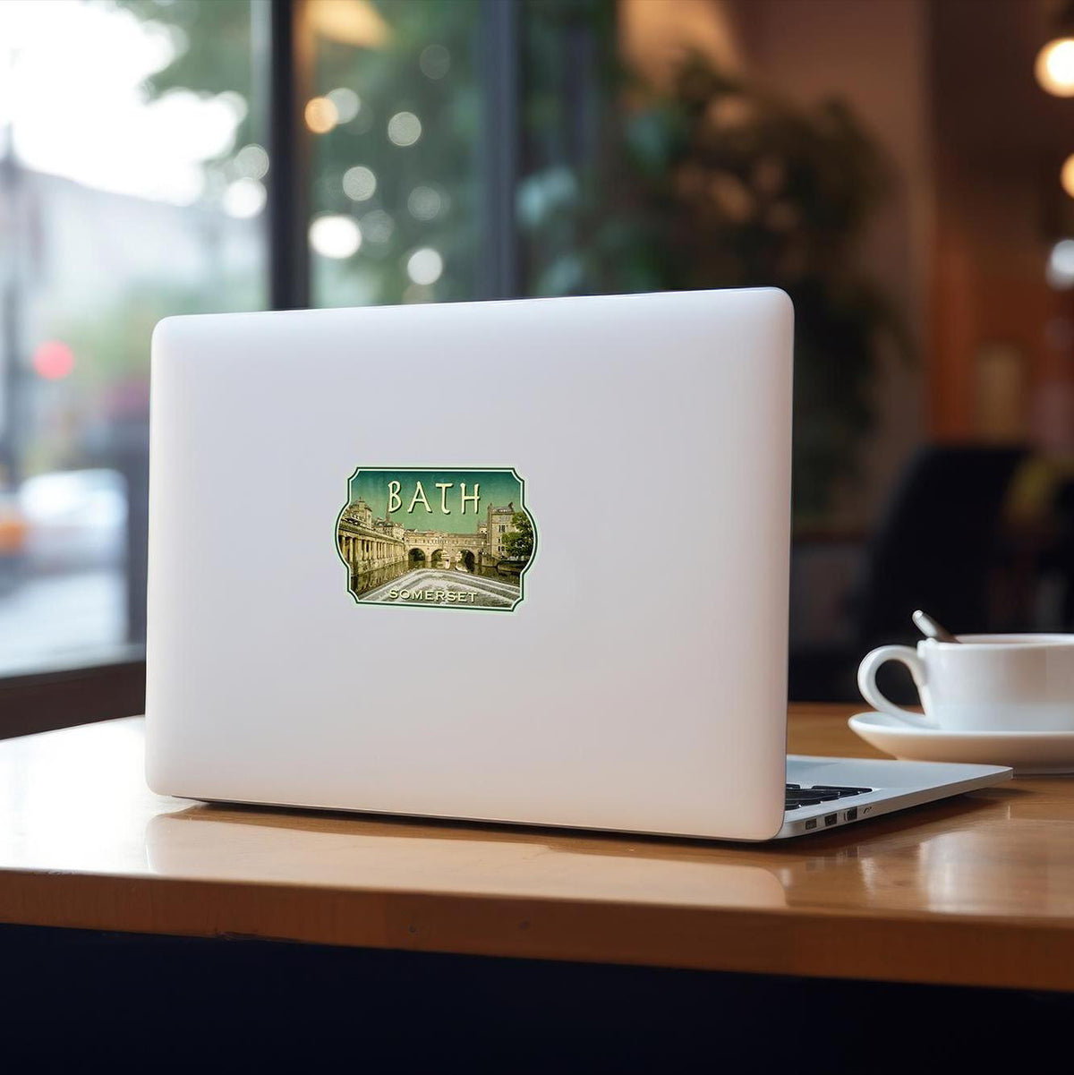 Bath England Travel Sticker: Vintage Suitcase Decal