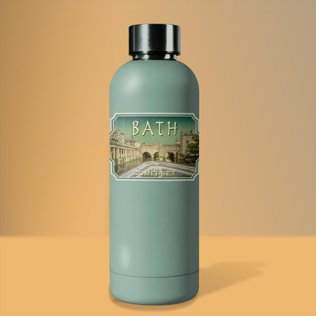 Bath England Travel Sticker: Vintage Suitcase Decal