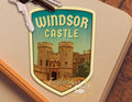 Windsor Castle England Sticker: Vintage Travel Decal