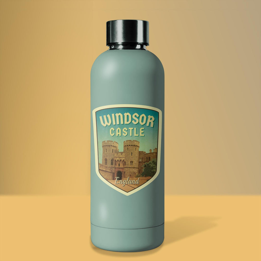 Windsor Castle England Sticker: Vintage Travel Decal