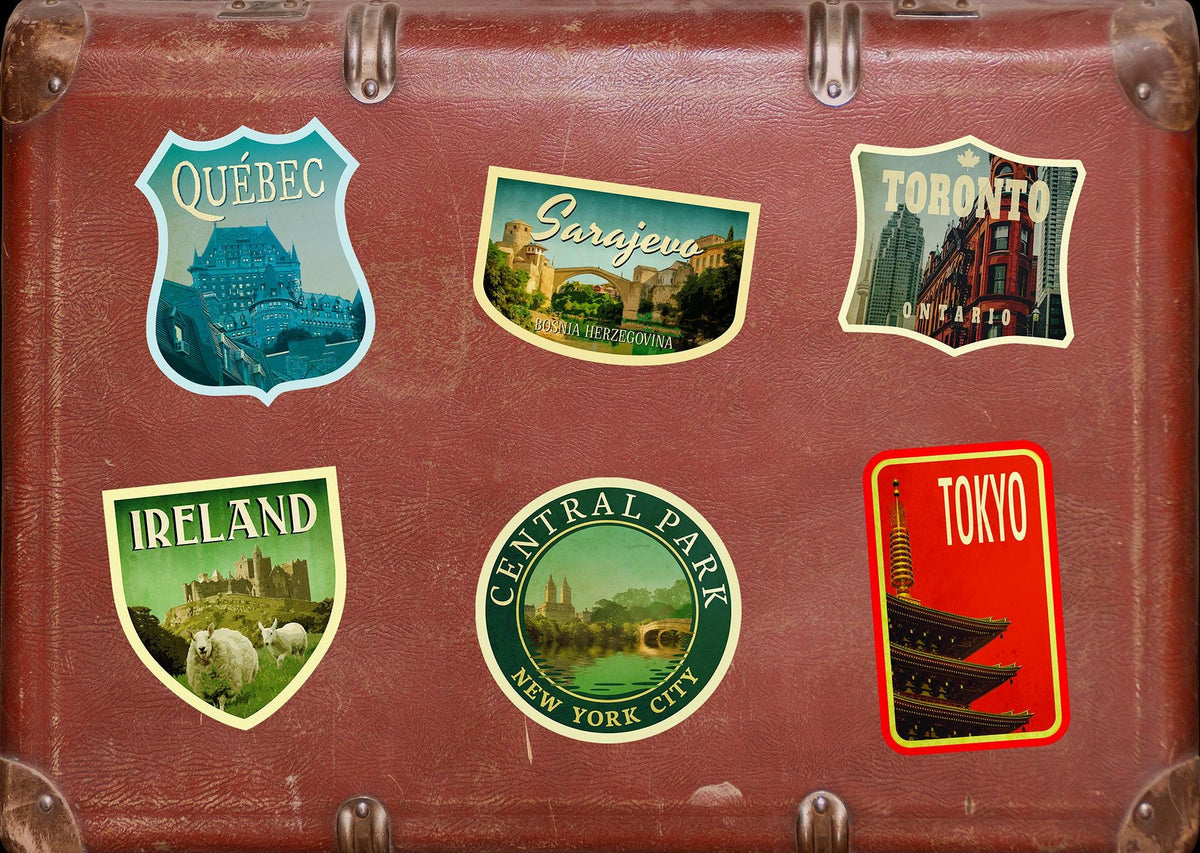 Sarajevo Bosnia Herzegovina Vintage Travel Sticker