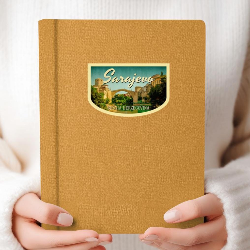 Sarajevo Bosnia Herzegovina Vintage Travel Sticker