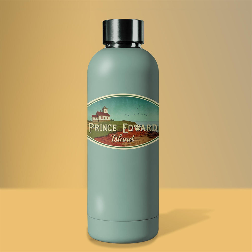 Prince Edward Island Travel Sticker: Vintage Suitcase Decal
