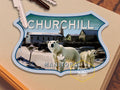 Churchill Manitoba Canada Sticker: Vintage Travel Luggage Decal