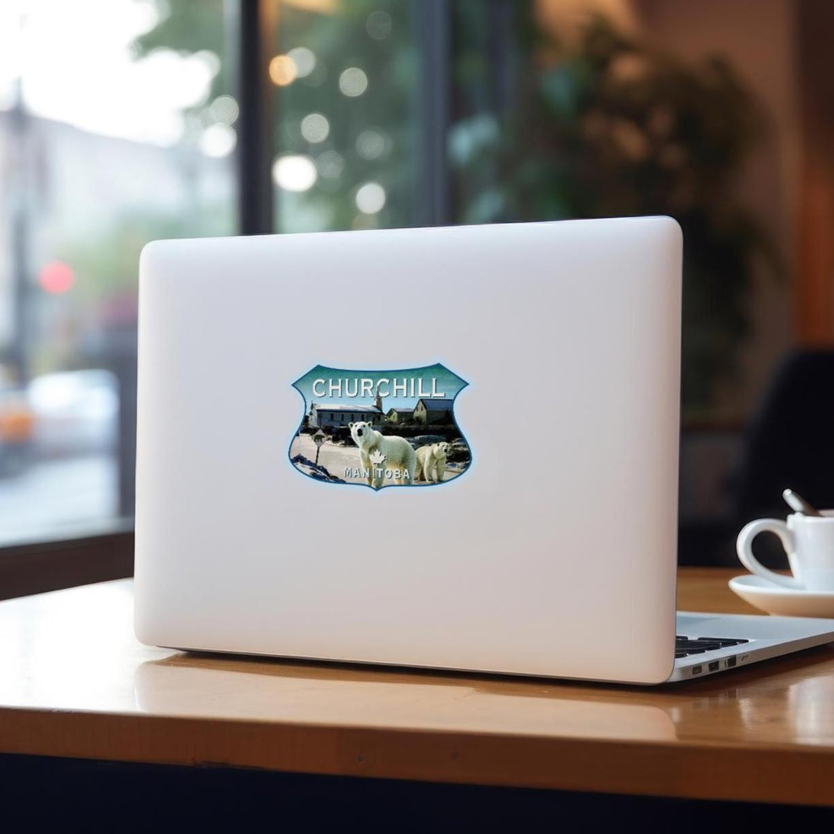 Churchill Manitoba Canada Sticker: Vintage Travel Luggage Decal