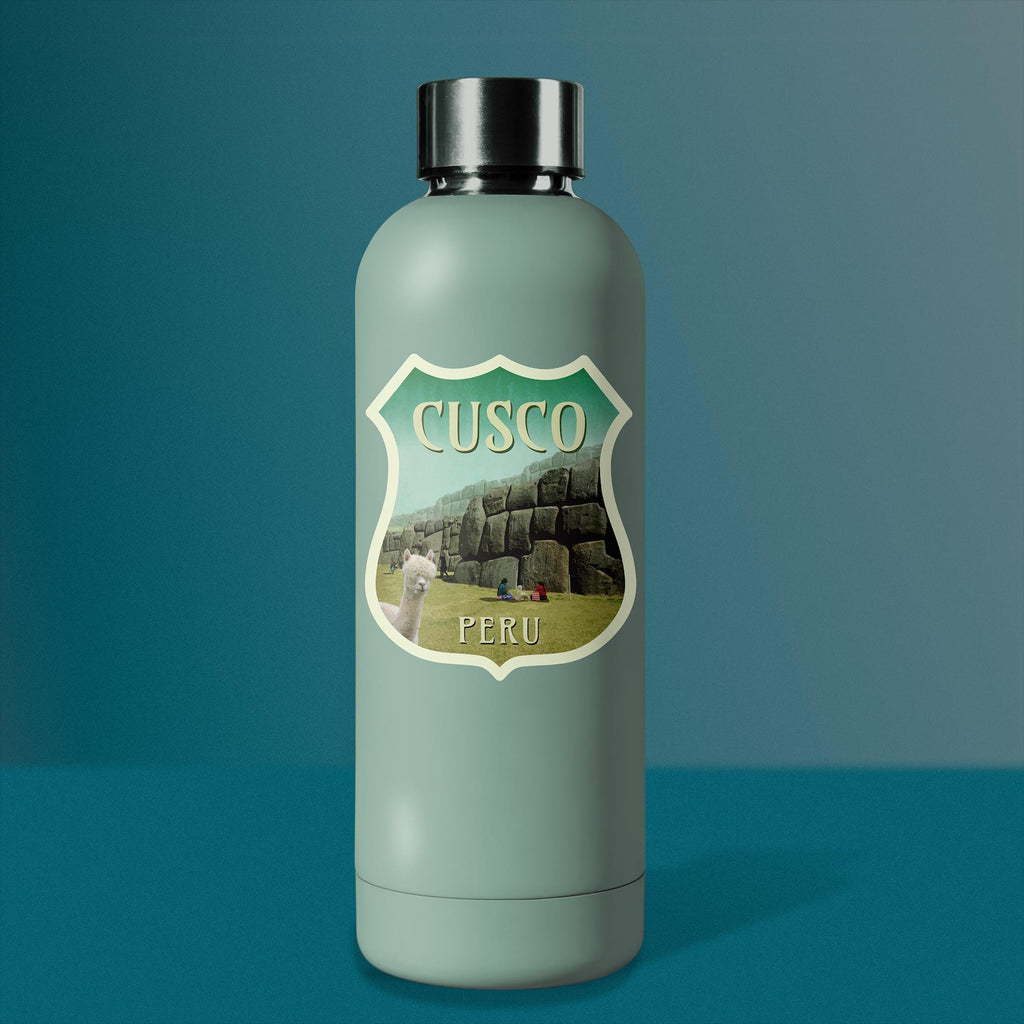 Cusco Peru travel sticker, vintage style decal for suitcase, luggage, laptop or water bottle