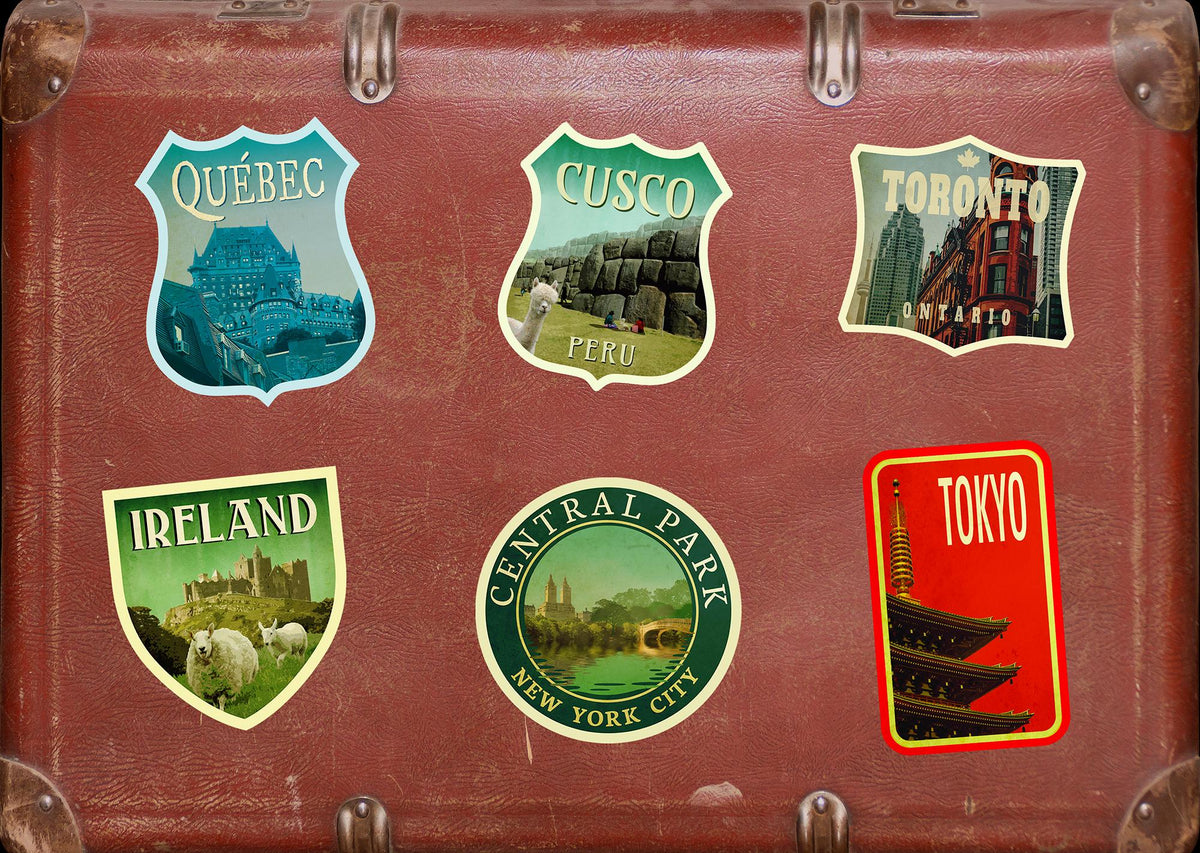 Cusco Peru travel sticker, vintage style decal for suitcase, luggage, laptop or water bottle