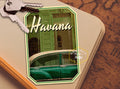 Havana Travel Sticker: Vintage-Style Luggage Decal