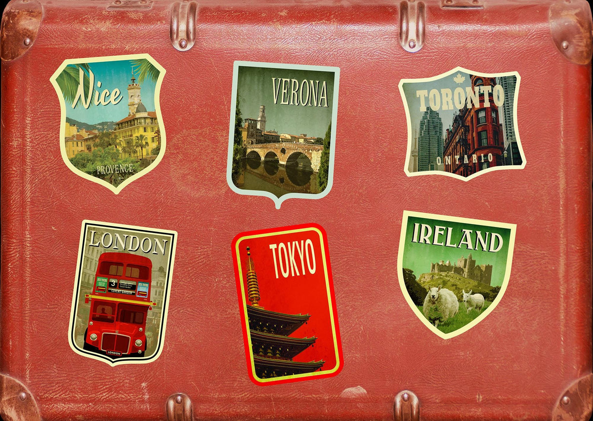 Verona Italy Travel Sticker: Vintage-Style Luggage Decal